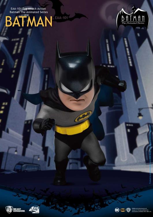 BaTMAN THE ANIMATED SERIES EGG ATTACK ACTION ACTION FIGURE BATMAN 17 CM