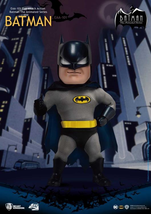 BaTMAN THE ANIMATED SERIES EGG ATTACK ACTION ACTION FIGURE BATMAN 17 CM