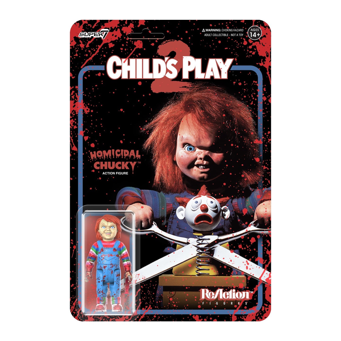Evil Chucky (Blood Splatter) Reaction Figure
