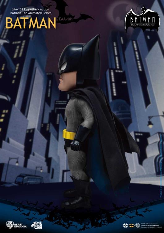 BaTMAN THE ANIMATED SERIES EGG ATTACK ACTION ACTION FIGURE BATMAN 17 CM