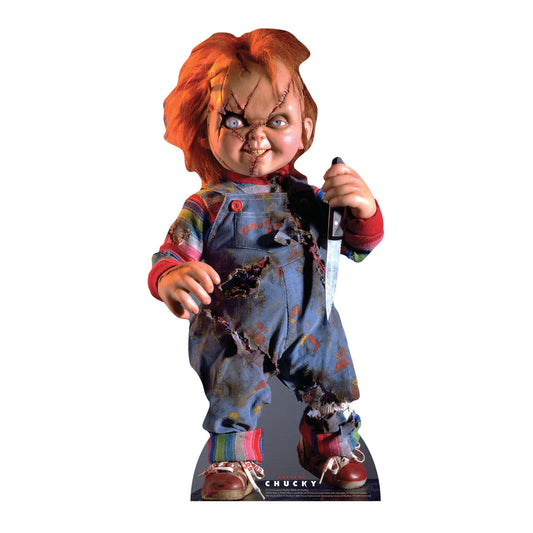 Scarred Chucky Doll Cardboard Cut Out Height 75cm