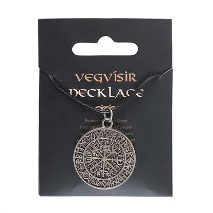 Vegvisir Viking Compass Viking Cord Necklace