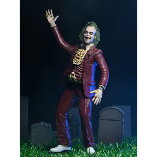 Beetlejuice Red Tuxedo Neca Scale Action Figure