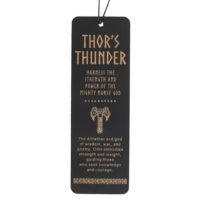 Thor's Thunder Wooden Bookmark
