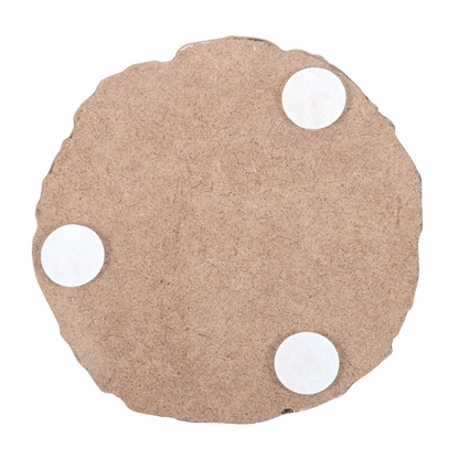 Set of 4 Norse Mythology Wood Slice Coasters