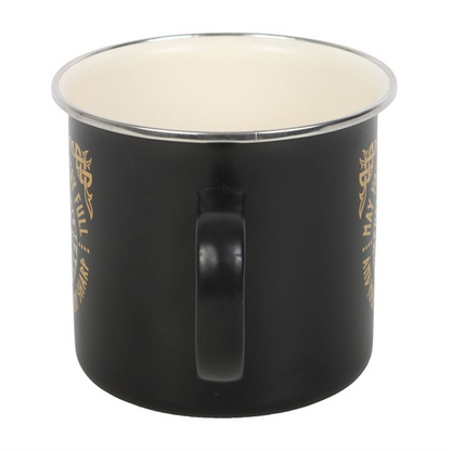 Viking Compass Enamel Mug