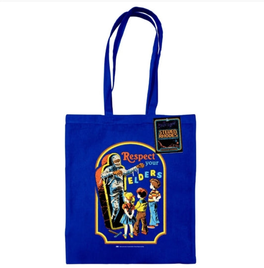 Steven Rhodes (Respect Your Elders) Bright Royal Tote Bag