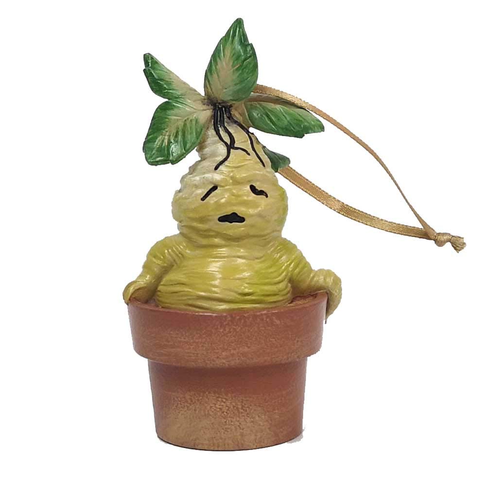 Nemesis Now Harry Potter Mandrake Plant Hanging Ornament, Resin, Green, 9.5cm,B5676T1