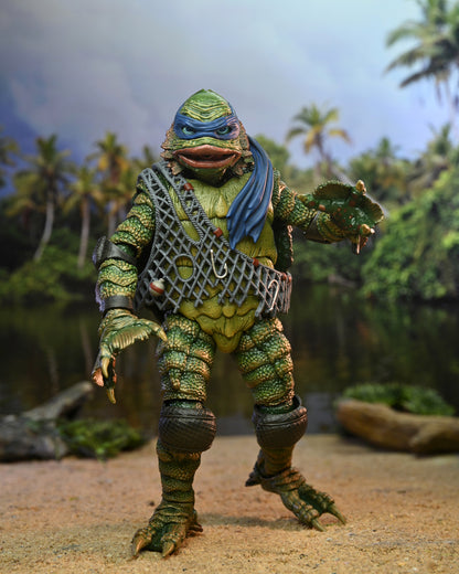 NECA Teenage Mutant Ninja Turtles Universal Monsters X
Leonardo as the Creature from the Black Lagoon