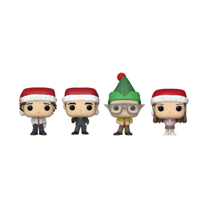 The Office Christmas Tree Holiday Box Funko Pocket POP! 4-Pack