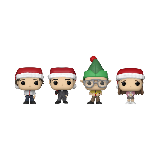 The Office Christmas Tree Holiday Box Funko Pocket POP! 4-Pack