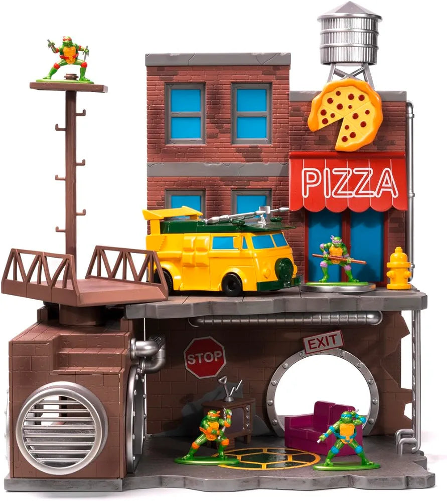 TMNT Nano Metalfigs Street Scene
