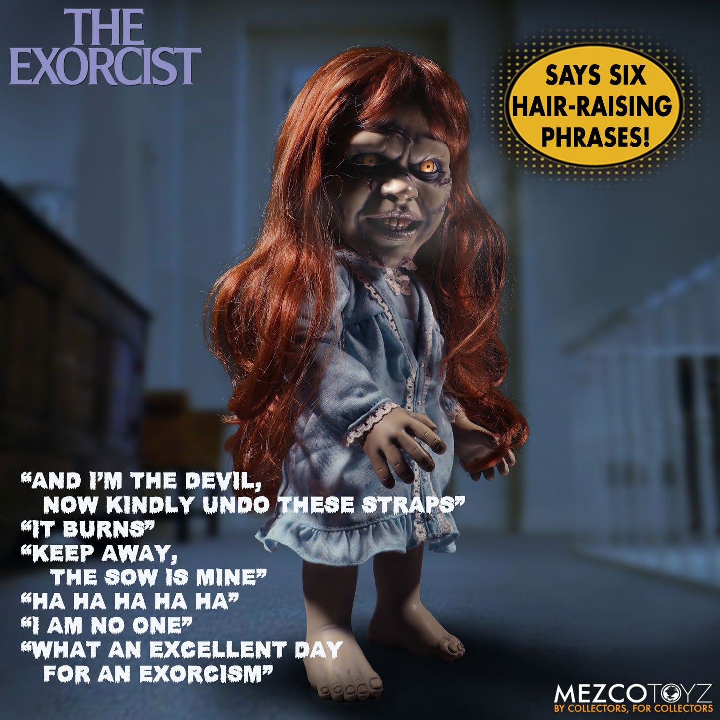 MEZCO Mega Scale The Exorcist Regan with Sound