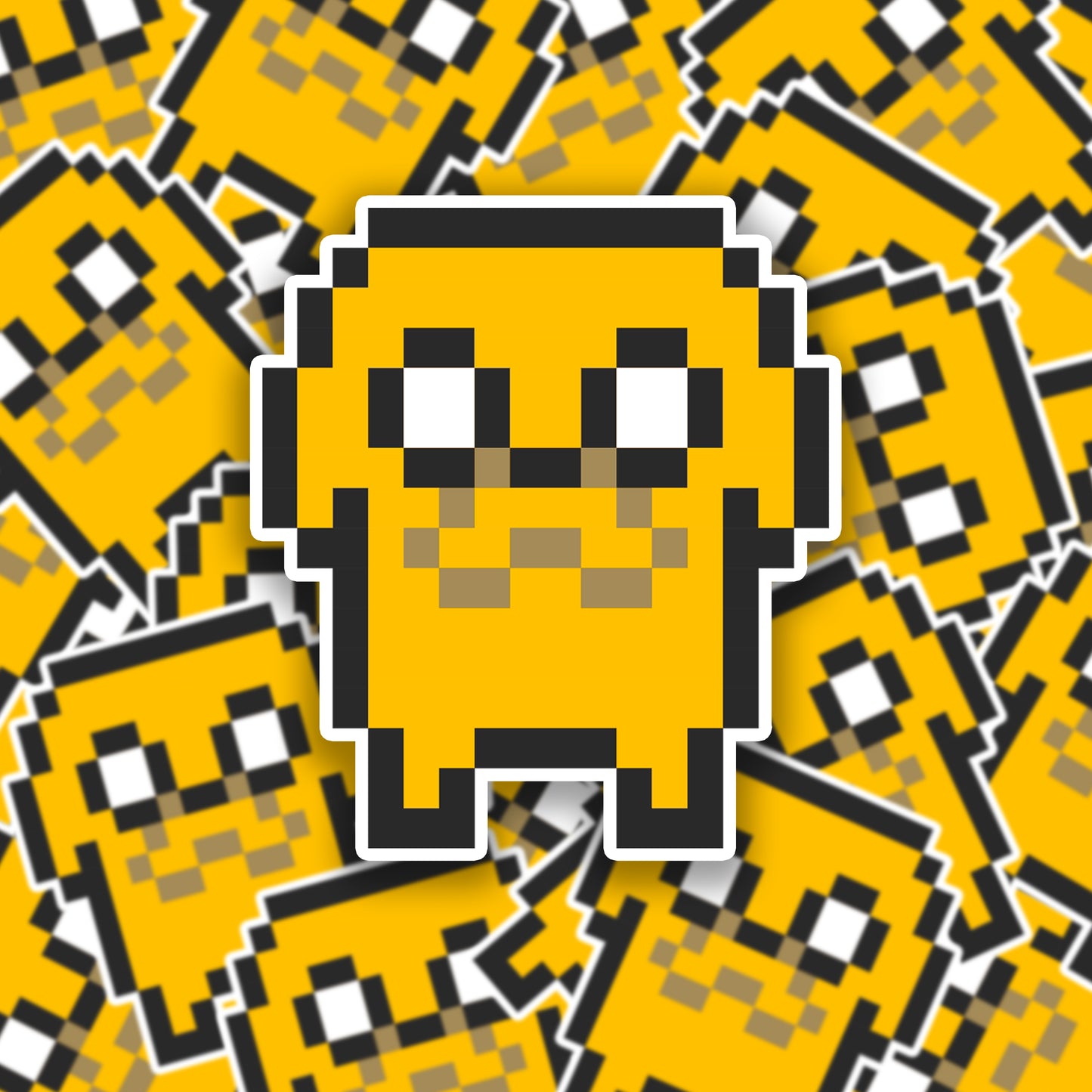 8 Bit Jake Sticker