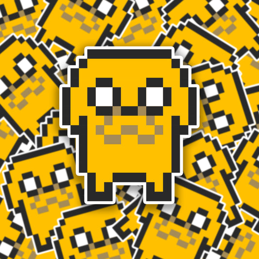 8 Bit Jake Sticker