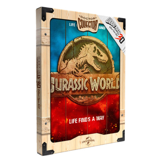 Jurassic World Life Finds a Way Collectable 3D Wood Art