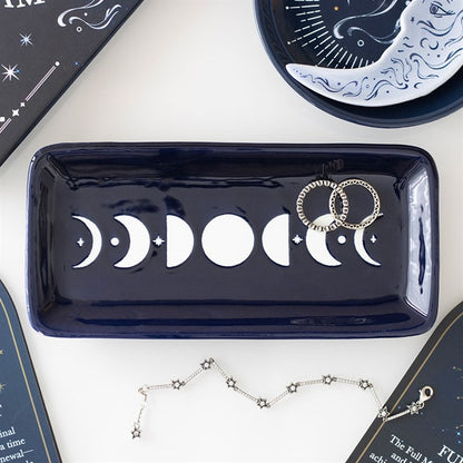 Blue Moon Phase Trinket Dish