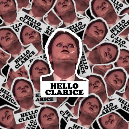 Hello Clarice Sticker