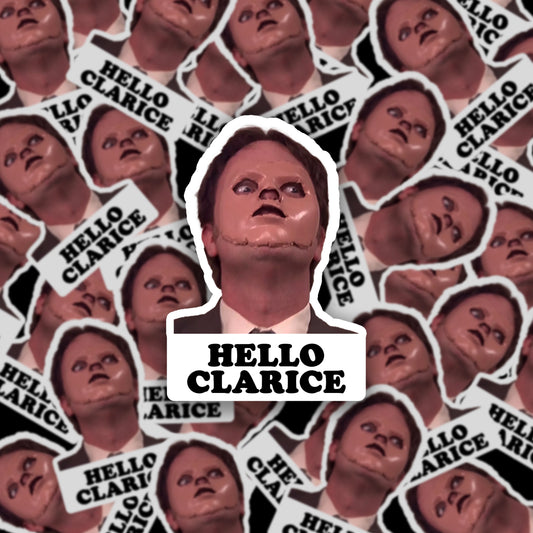 Hello Clarice Sticker
