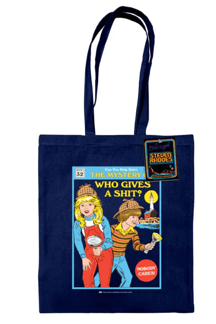 Steven Rhodes (The Mystery) French Navy Tote Bag