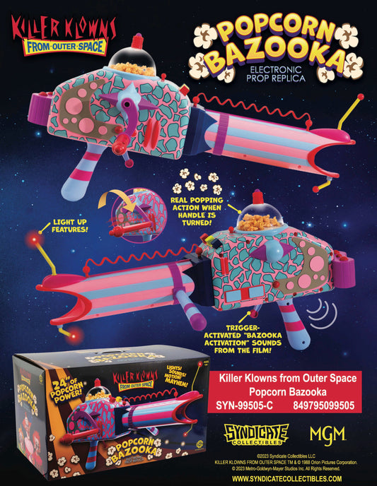 24" Prop Replica Killer Klowns from Outer Space Electronic Popcorn Bazooka