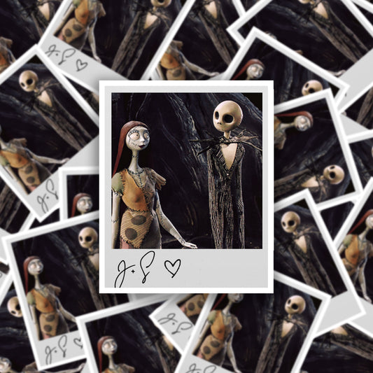 Polaroid Sticker - Jack & Sally