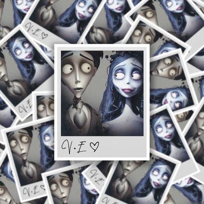 Polaroid Sticker - Victor & Emily