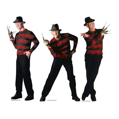 Freddy Kreuger A Nightmare On Elm Street Shelf Top Pack Cardboard Cutouts