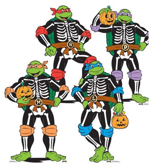 TMNT Halloween Mini Teenage Mutant Ninja Turtles Cardboard Cutouts
