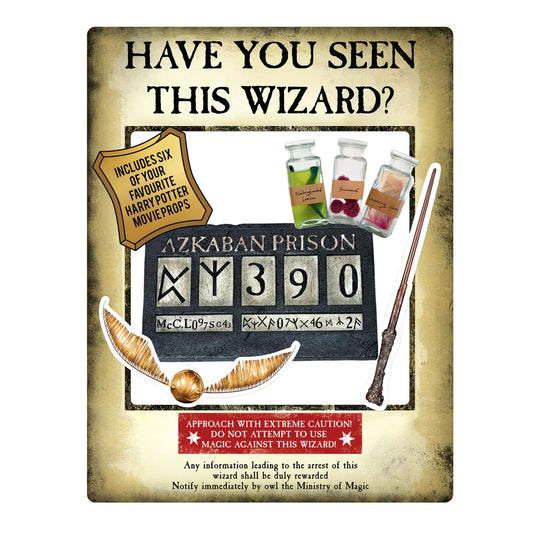 Harry Potter Wanted Poster Gold Selfie Frame