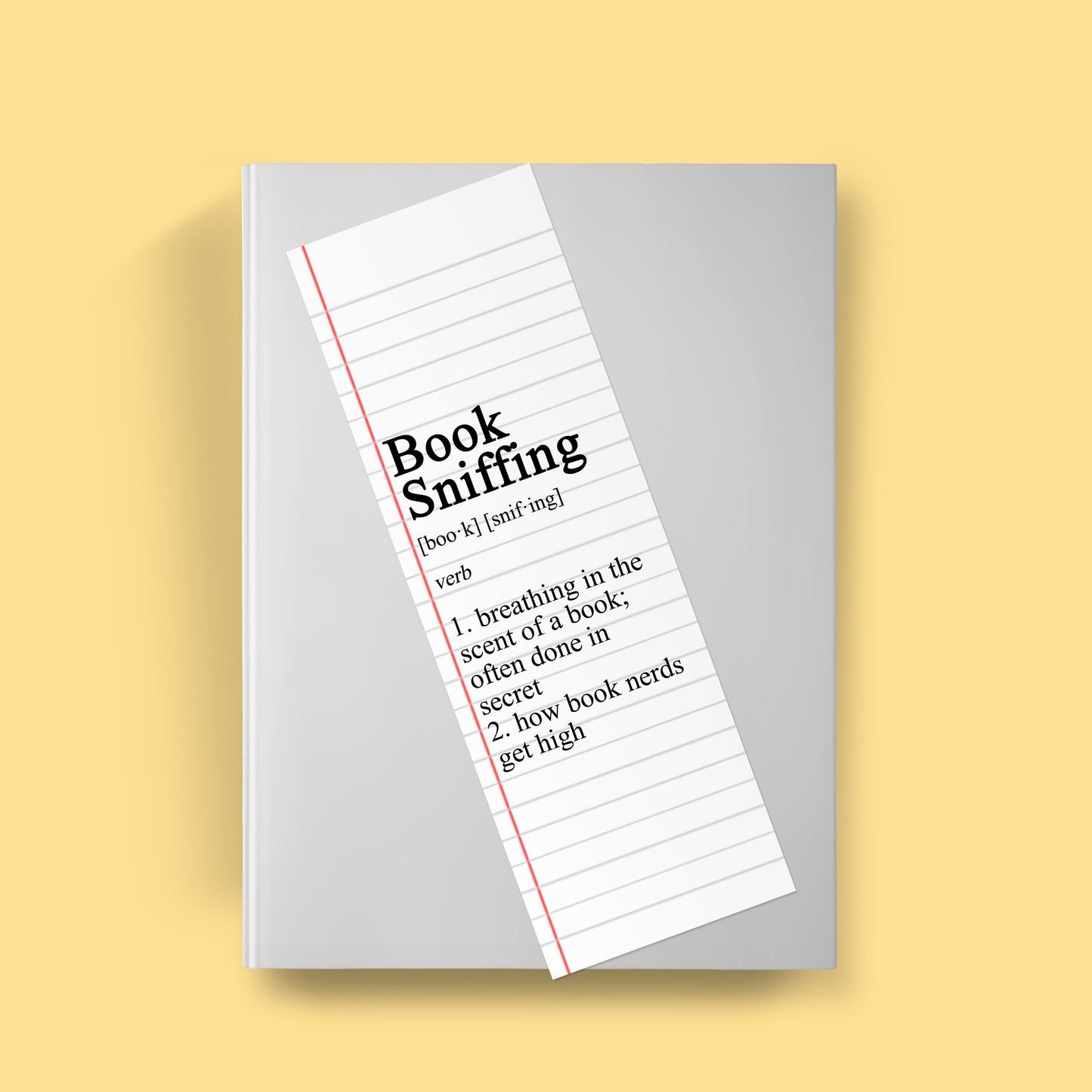 Book Sniffing Definition Bookmark