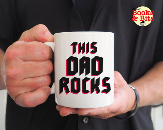 This Dad Rocks Ceramic Mug