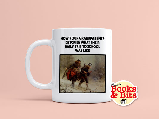 Grandparents Medieval Art 11oz Ceramic Mug
