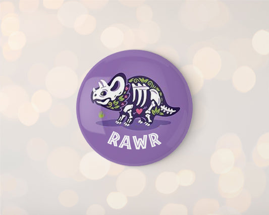 Rawr Dino 32mm Badge