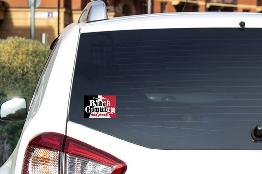 From the Black Country Vinyl Sticker Bumper Car