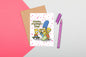 Famous Yellow Family Mother's Day Card