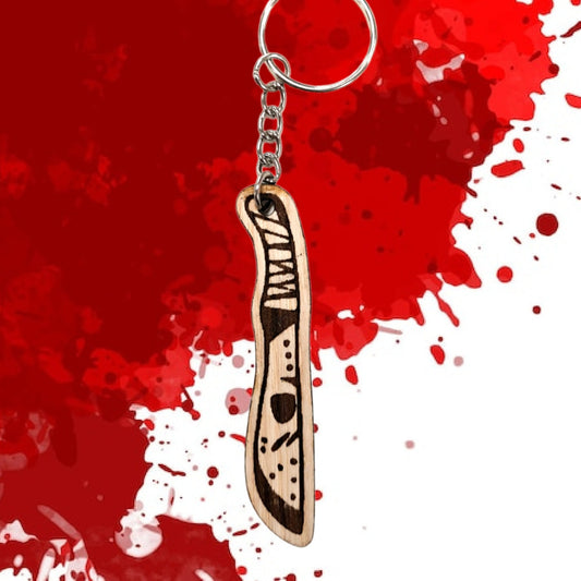 Friday 13th Laser Cut Wooden Keyring