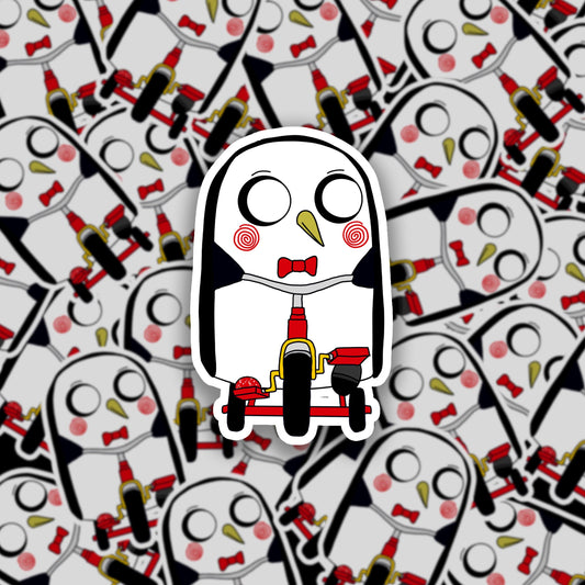 Billy the Puppet from Saw in the Adventure Time style Sticker