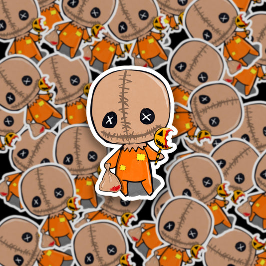 Cute Sam from Trick 'r Treat Sticker