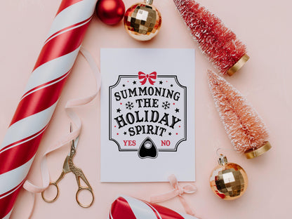 Summoning Spirits Alternative Christmas Card