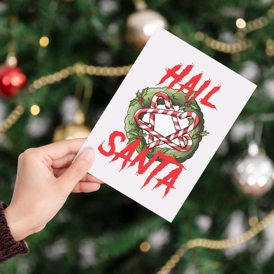 Hail Santa Alternative Christmas Card
