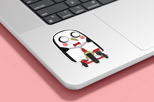 Billy the Puppet from Saw in the Adventure Time style Sticker