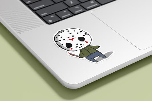 Cute Jason from Friday 13th Sticker
