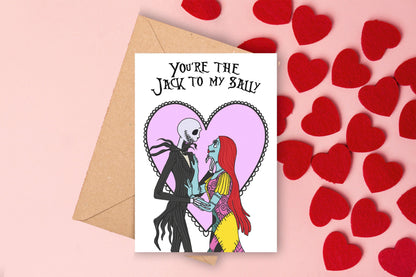 You're the Jack to my Sally Valentine's Day Card