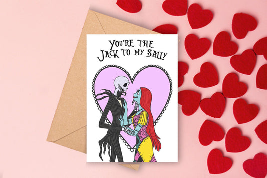 You're the Jack to my Sally Valentine's Day Card