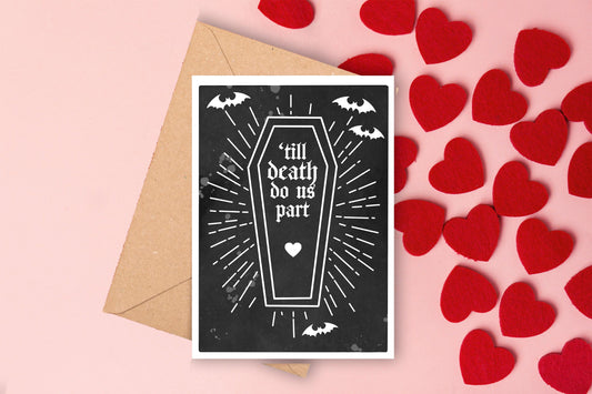 Til Death Valentine's Day Card