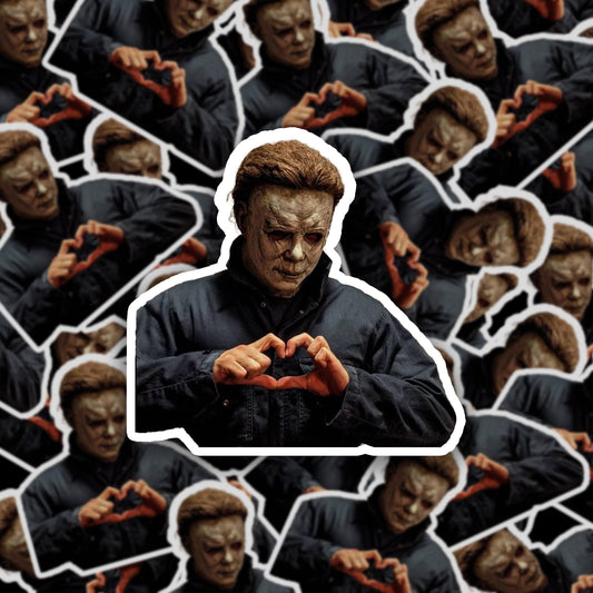 Michael Heart Hands Sticker
