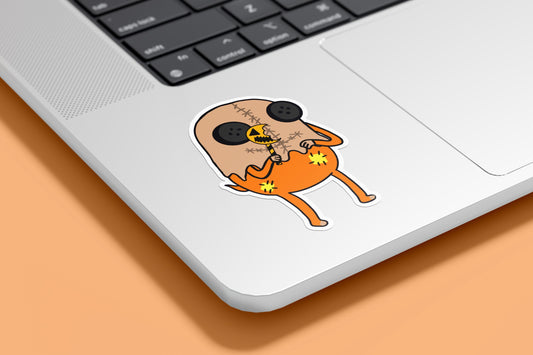 Sam from Trick 'r Treat in the Adventure Time style Sticker