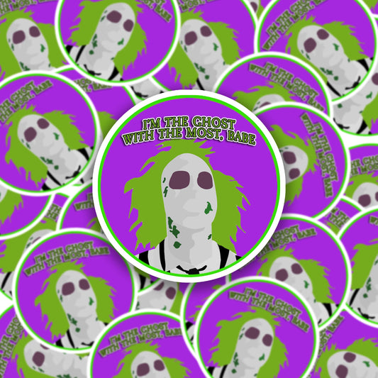Beetlejuice Quote Sticker