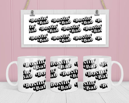 Bostin' Bab AOP 11oz Ceramic Mug